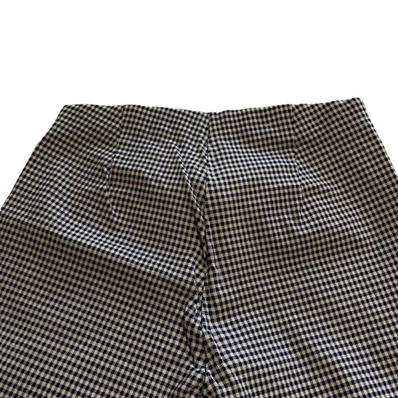 Michael Kors Navy Blue and White Houndstooth checkered leggings, size M - Picture 3 of 8